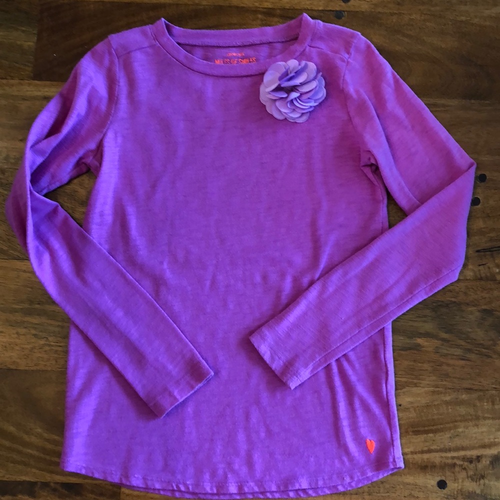 Crewcuts Miles of Smiles flower embellished top